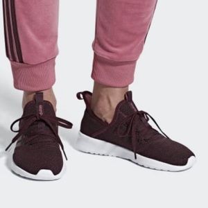 adidas burgundy cloudfoam